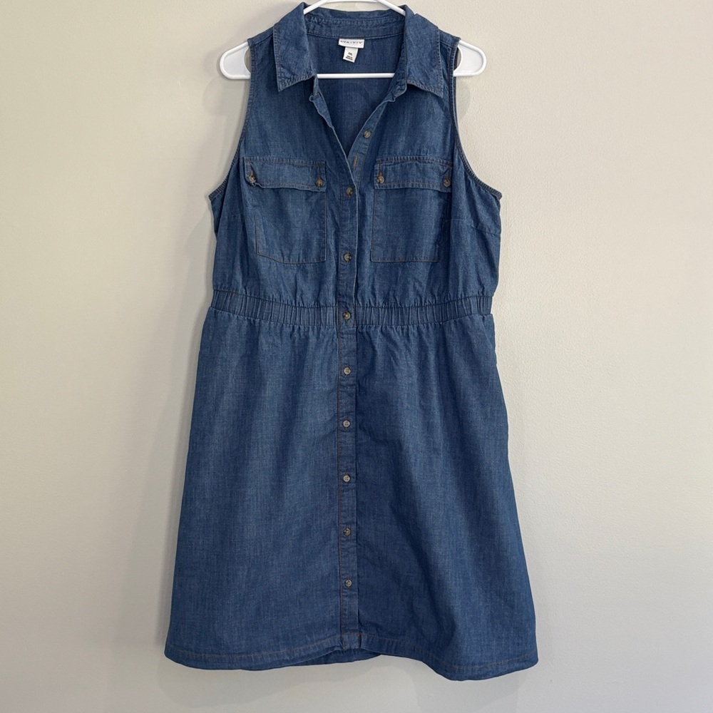 Ava & Viv Blue Denim Mini Dress